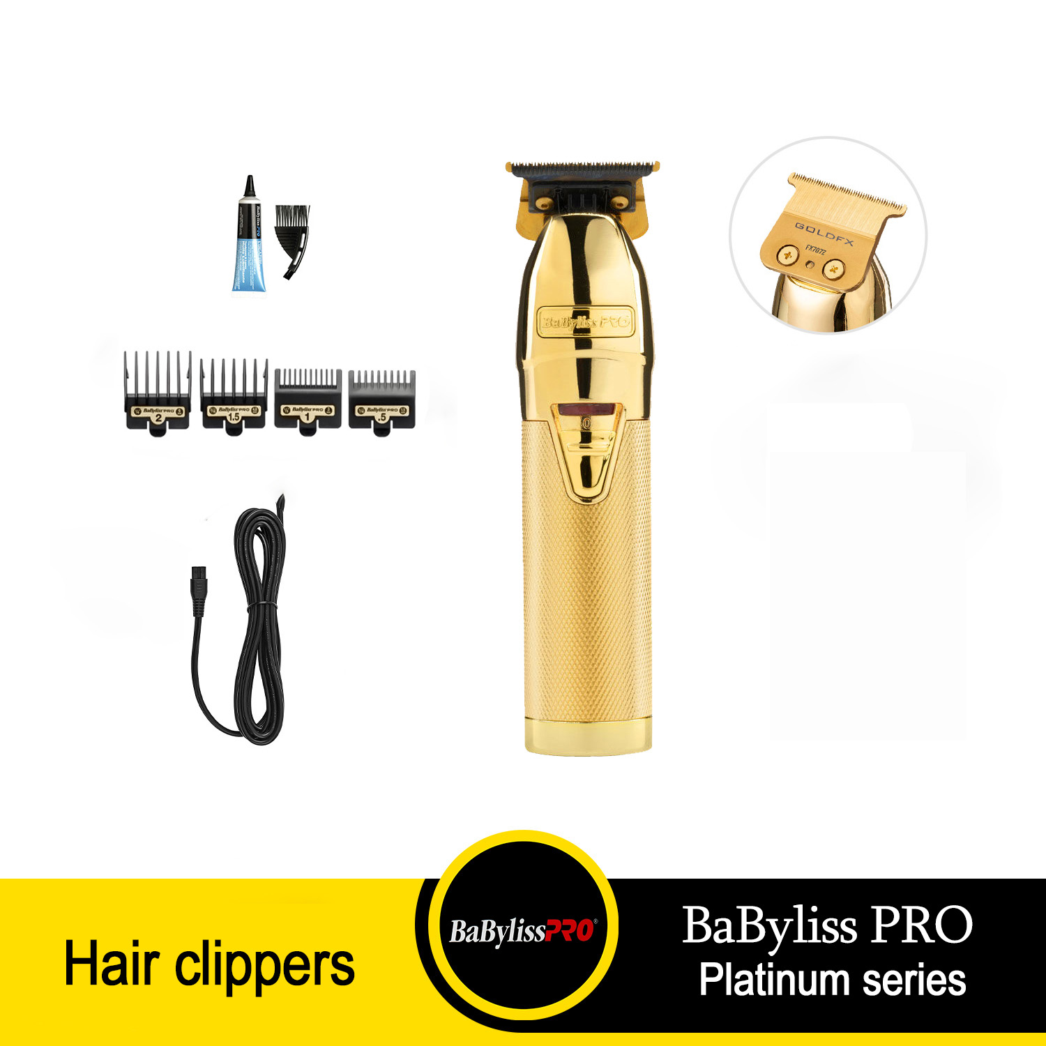 BaByliss PRO Platinum Series [Akku-Profi-Trimmer METALFX]