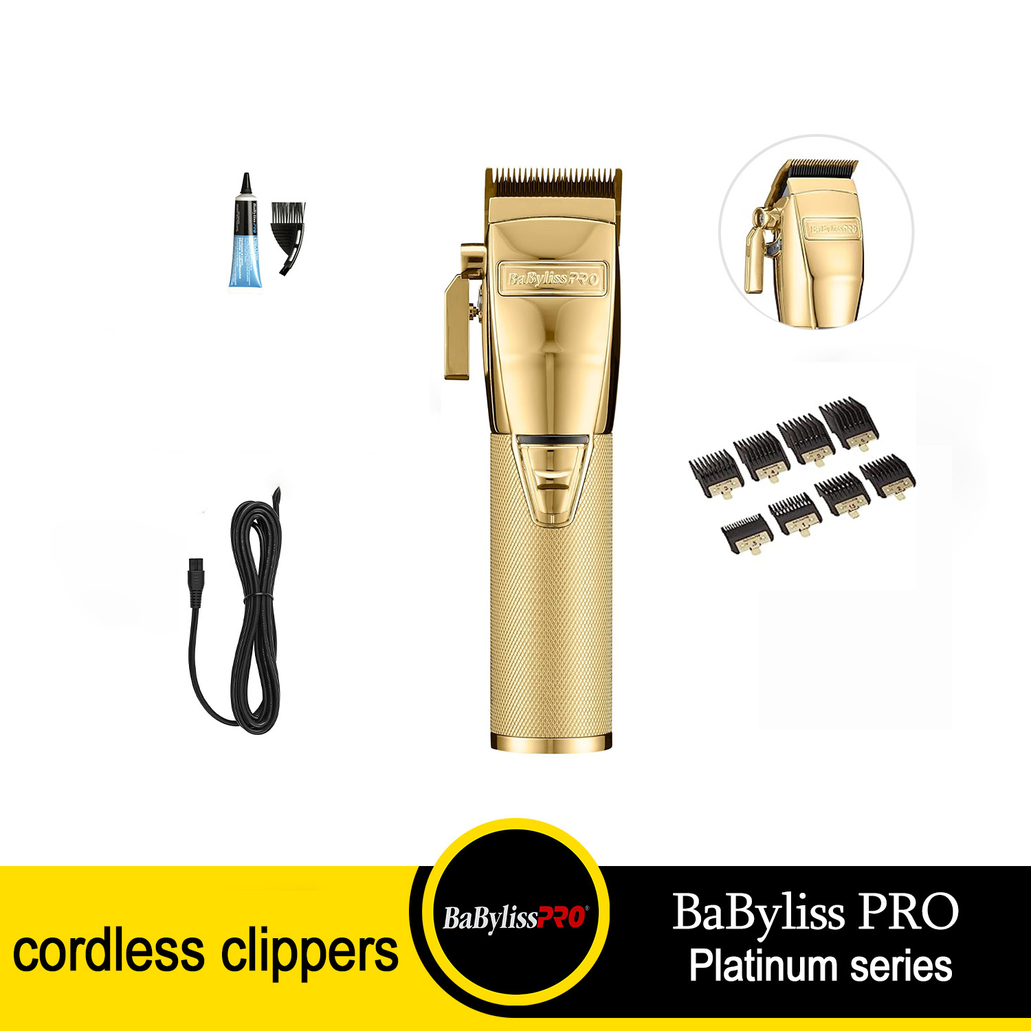 BaByliss PRO Platinum-Serie [METALFX professionelle kabellose Schere]